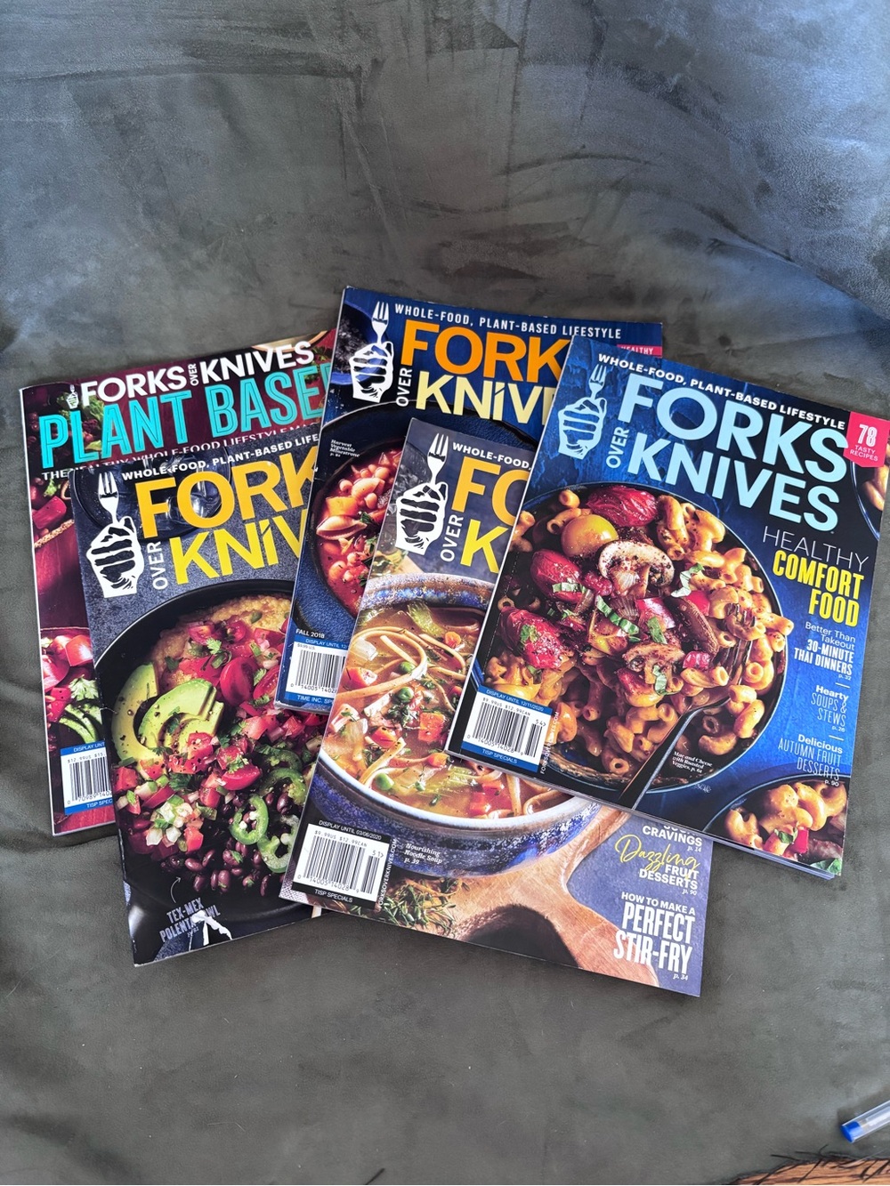 FORKS OVER KNIVES PlantBased Magazines (5) FALL 2022, 2020 2019 2018 Winter 2020